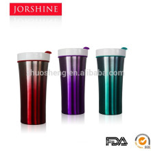 2015 new popular thermos mug with ceramic inside and lid